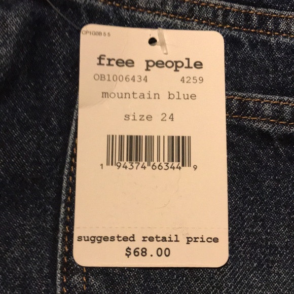 New Free People Bailey Denim Mini Skirt - Picture 12 of 13